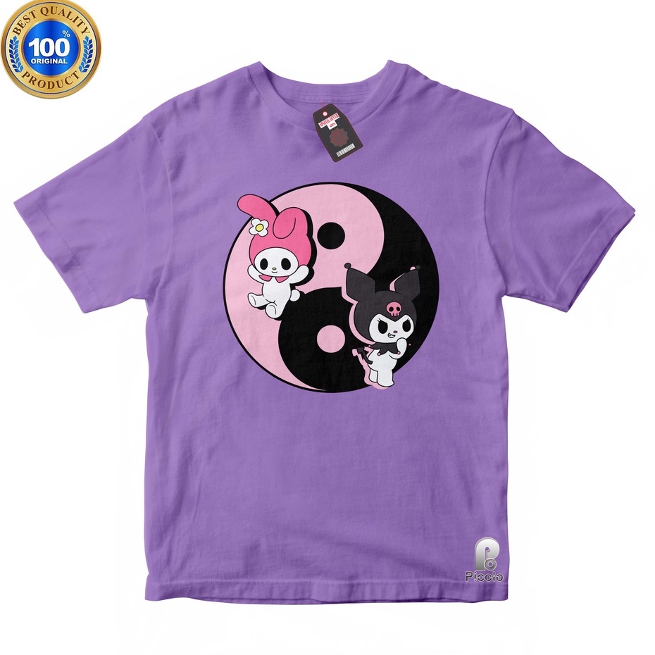 BAJU ANAK KAOS ATASAN ANAK MY MELODY KUROMI Bahan COTTUN (FREE NAMA)