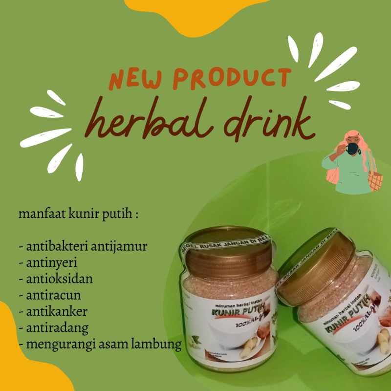 

NEW PROUCT!! HERBAL DRINK KUNIR PUTIH
