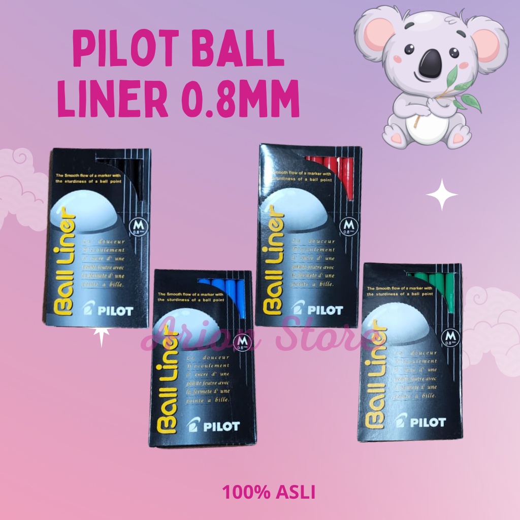 

[ARION STORE] Ballpoint Ball Liner Pilot 0.8mm / Ball Liner Pilot 0.8mm [PCS]