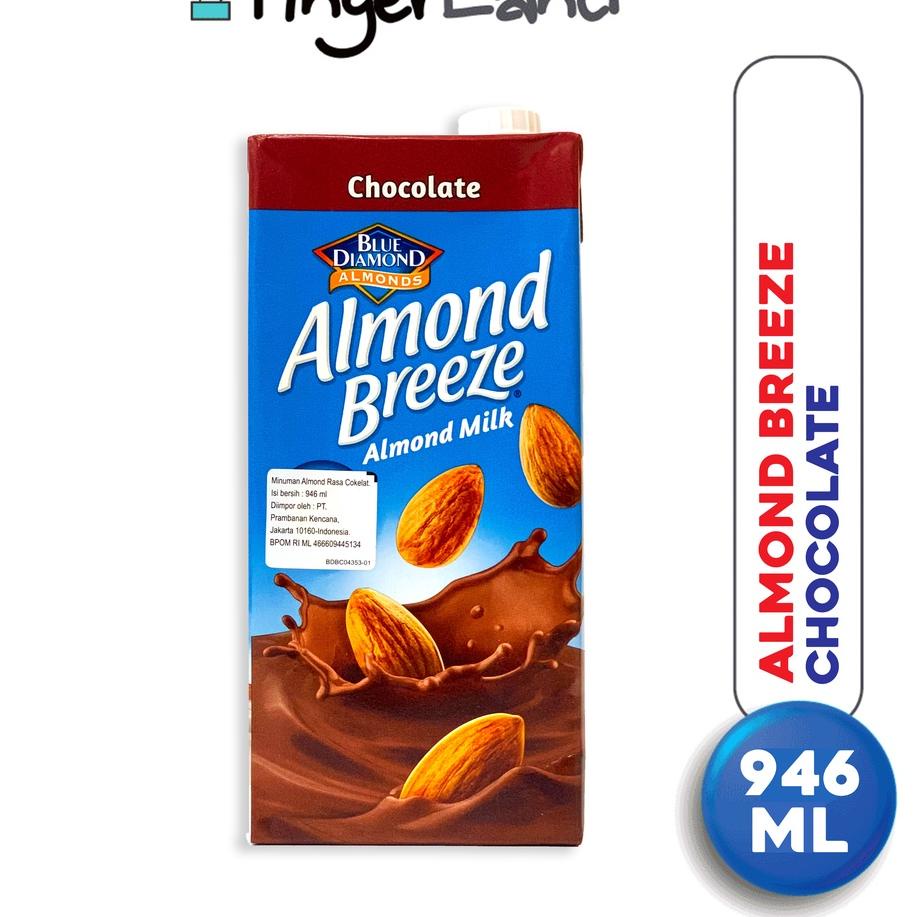 

오 ALMOND BREEZE Almond Milk Chocolate 946 ml Susu Almond Rasa Cokelat Recomend