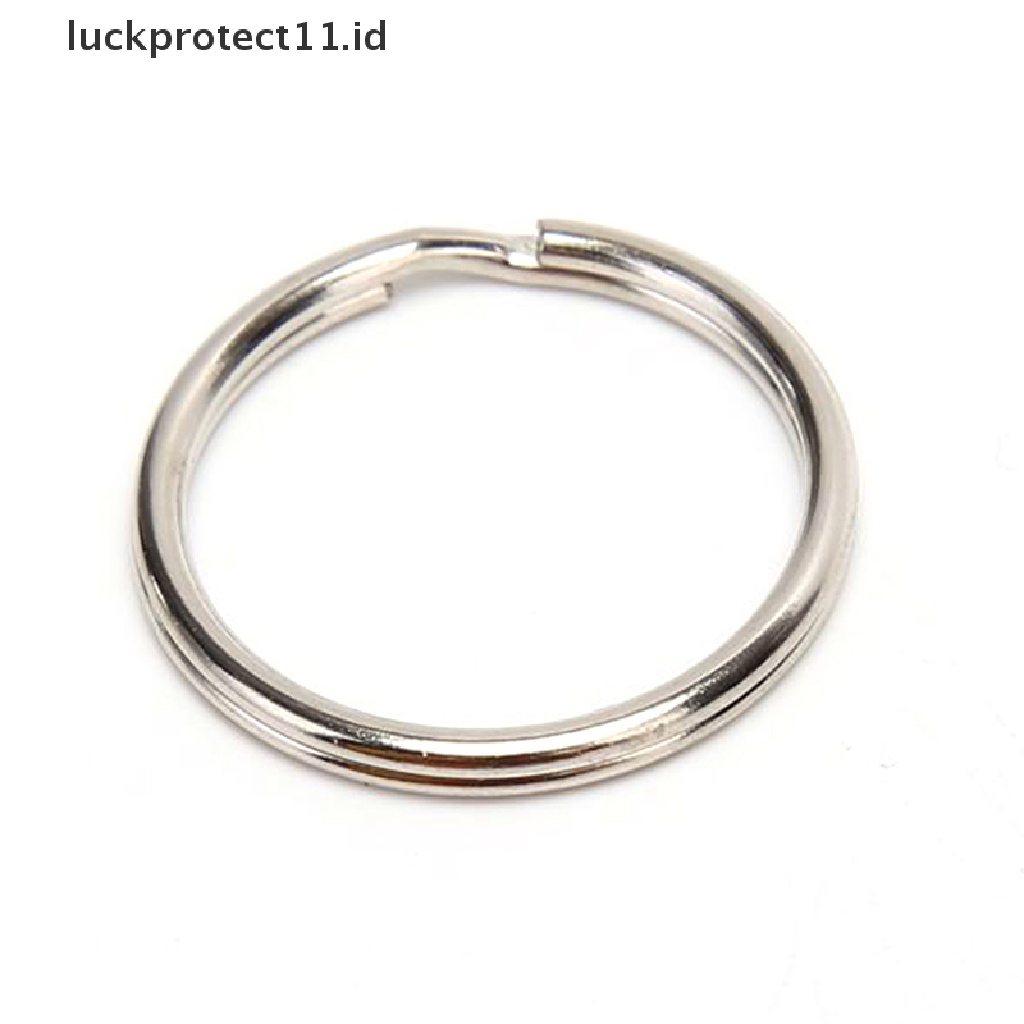 /Fashion Hot// Fashion// 100 Pcs/lot Kunci Cincin DIY Logam Tempat Kunci Split Rings Hoop Metal Loop Keychain.