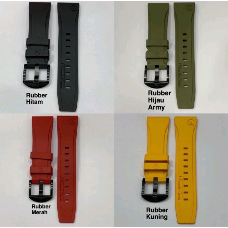 Strap Rubber no. 24 Alexandre Christie