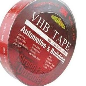 

Super Tambahan Double Tape VHB 3M 4900 24mm dan 12mm - Double Tape 3M VHB - Double tape merah - Lem 3M bolak balik