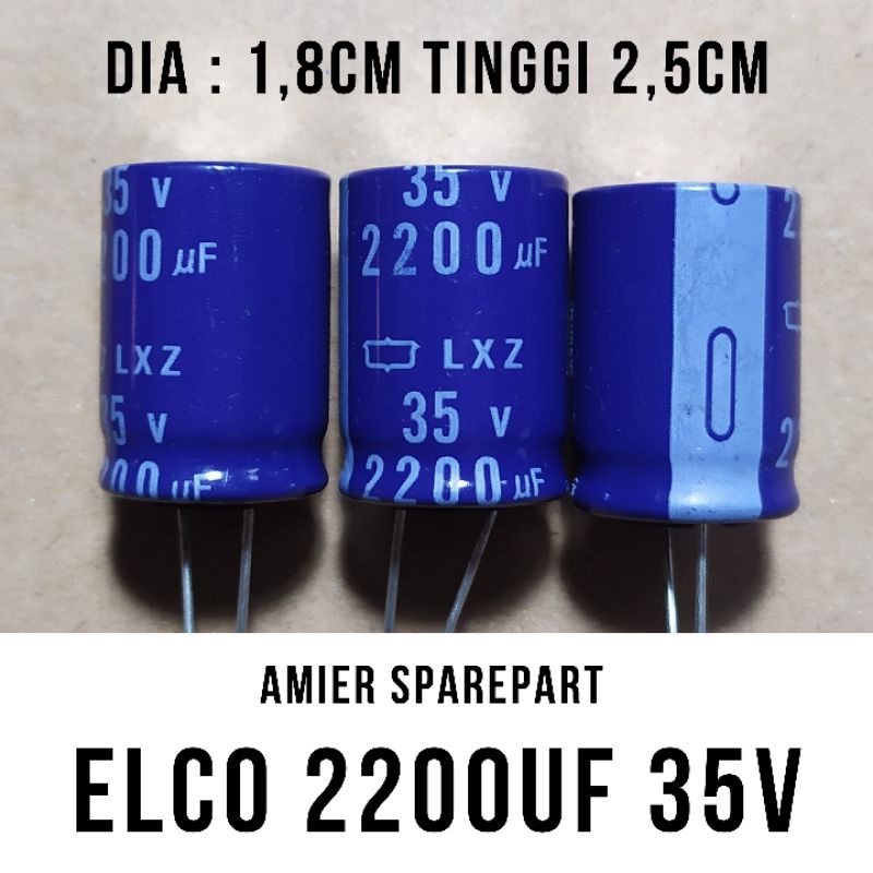 ELCO 2200UF 35V