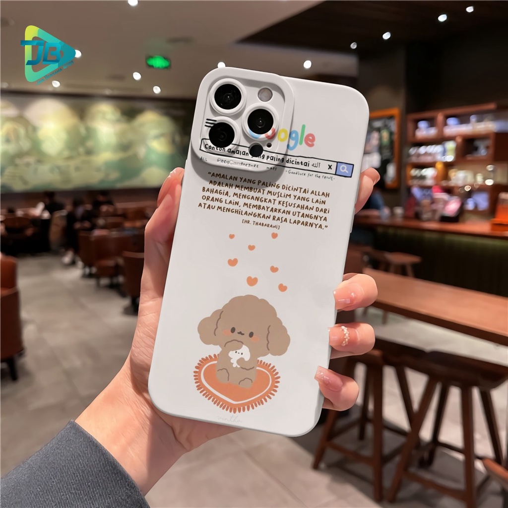 CUSTOM CASE SOFTCASE SILIKON PROCAMERA GOGGLE BEAR CUSTOM IPHONE 6 6S 7 7+ 8 8+ X XS MAX 11 12 13 14 PRO MAX JB6485