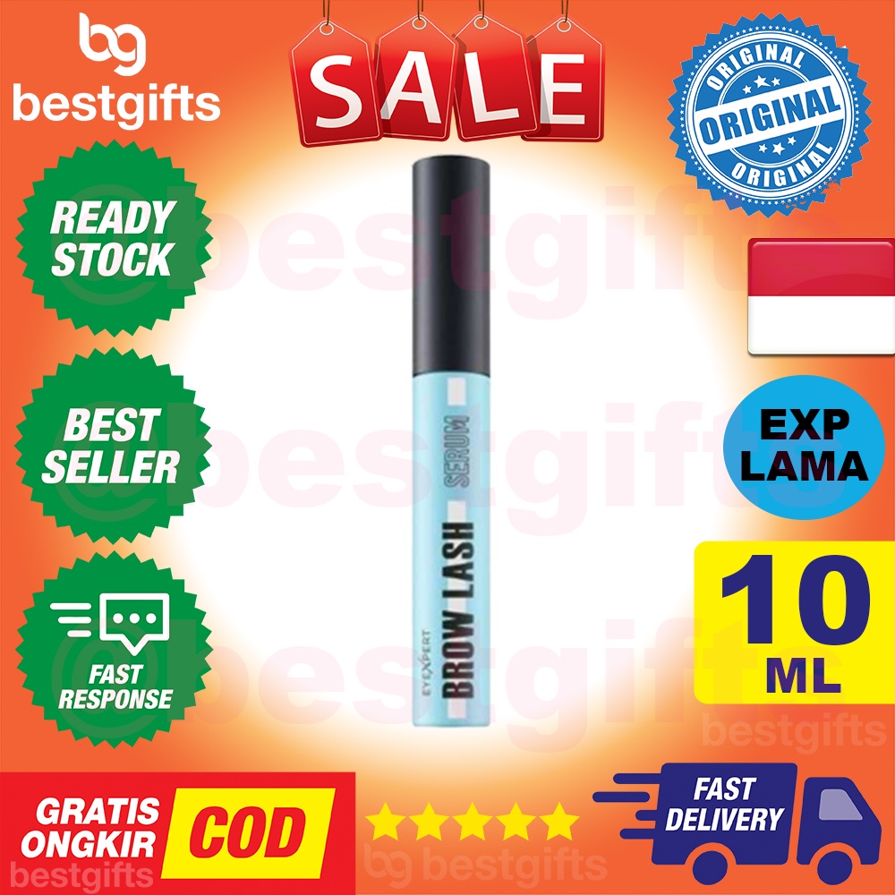 WARDAH EYEXPERT BROW LASH SERUM BULU MATA SERUM BULU ALIS TEBAL DAN PANJANG 10 ML