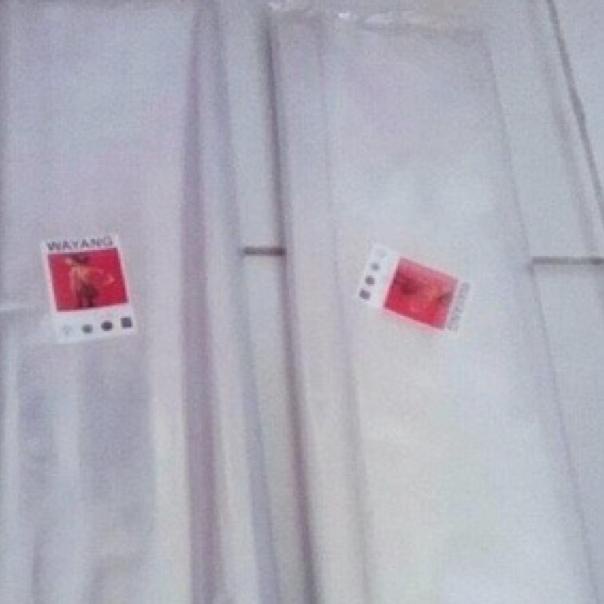 ㆅC Plastik PP Wayang 40 x 60 - Plastik Laundry - Plastik Bening - Plastik Lembaran - Bag NEW ARRIVAL