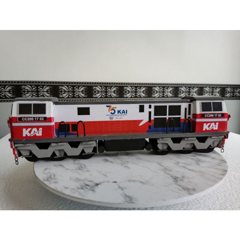 PREMIUM PRODUK Lokomotif cc206 Livery NATAL