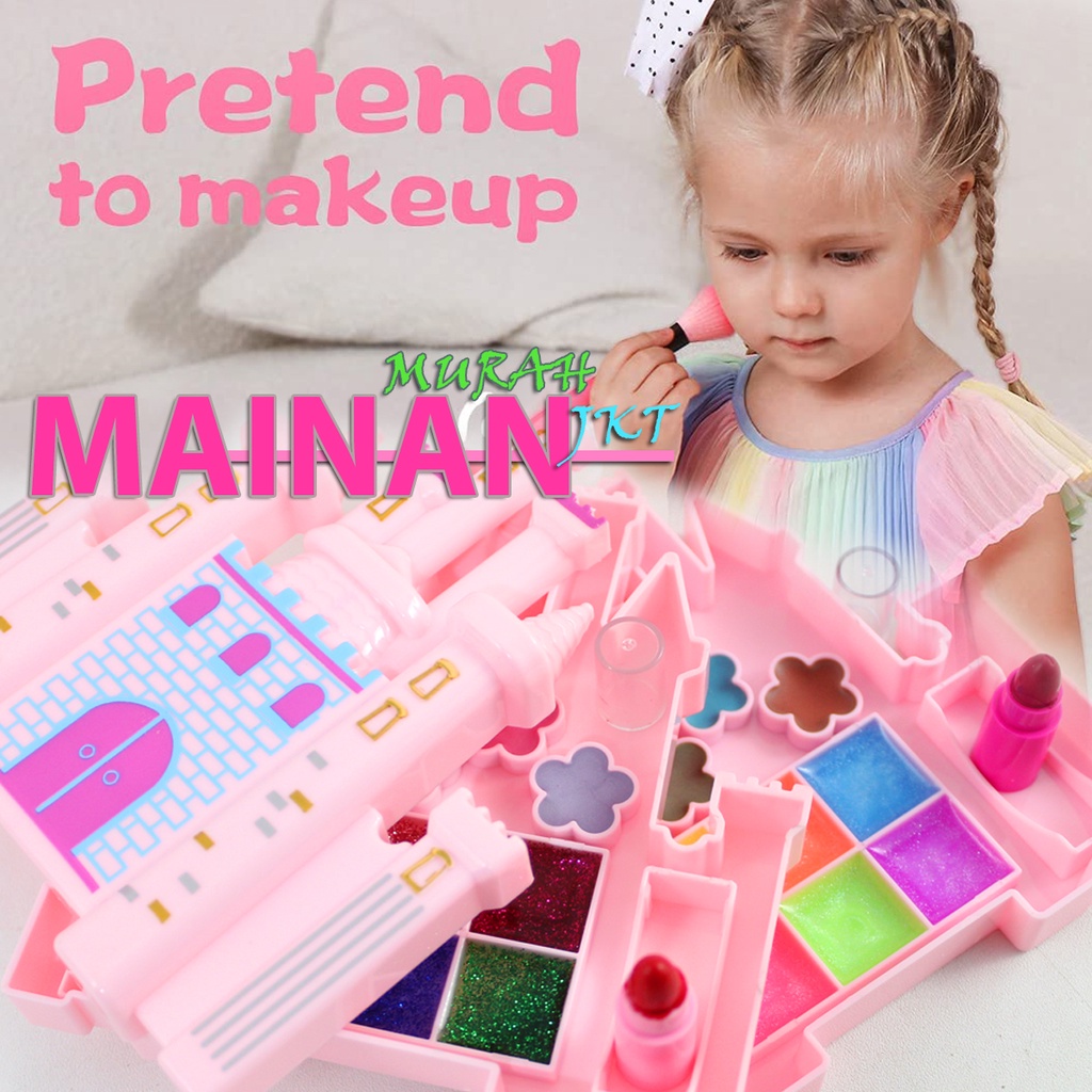 MAINANKEI MAINAN ANAK MURAH COSMETICS MAKEUP ISTANA PR17726B MAINAN MAKEUP ANAK BISA DI PAKAI DANDAN CANTIK ANAK PEREMPUAN