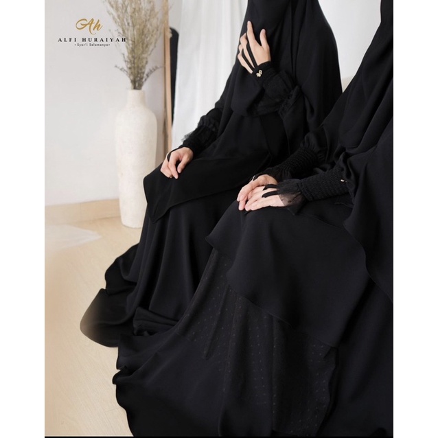 Eid Series Magnolia 1 Black  by Alfi Huraiyah