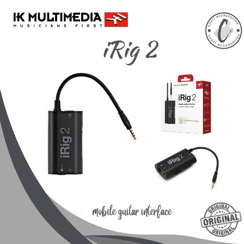 IK MULTIMEDIA Irig2 Audio Interface Gitar Original Mobile Guitar