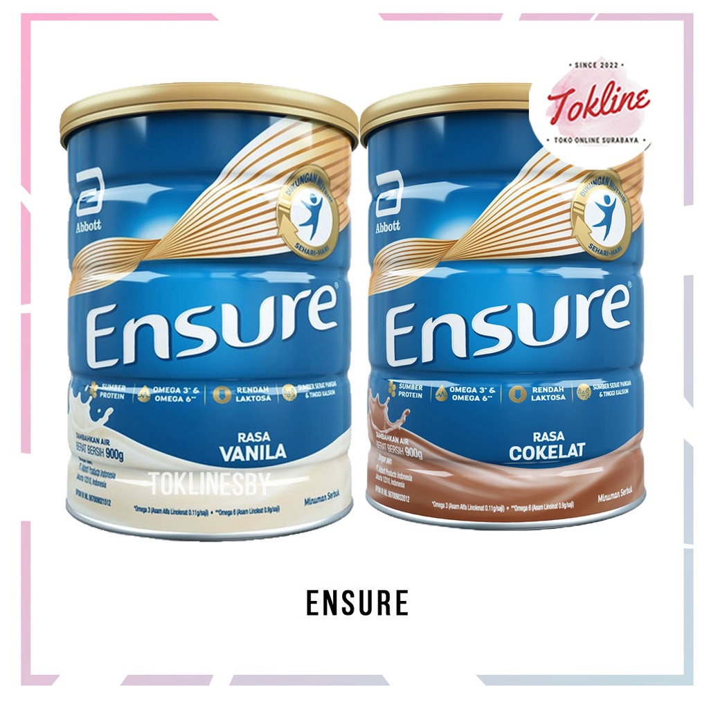 

ENSURE VANILLA COKELAT SUSU BUBUK DEWASA 900 GR