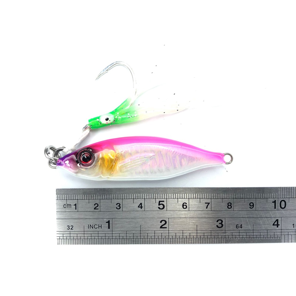 Umpan Metal JIg Little Jack 80 Gram GID + Assist 2/0