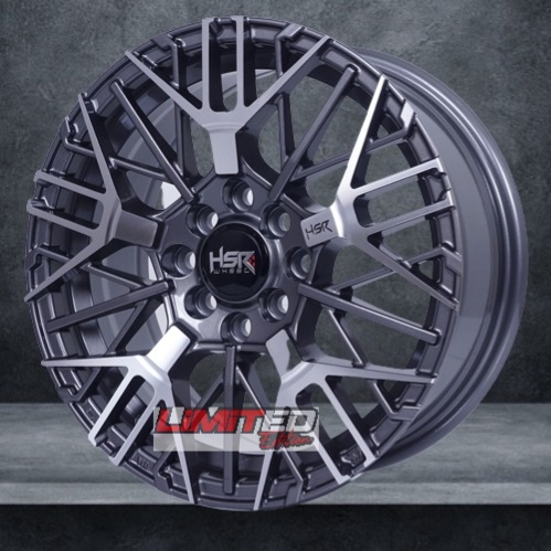 pelek mobil HSR r15 velg mobil racing velg mobil lubang baut 4 velg mobil ring 15