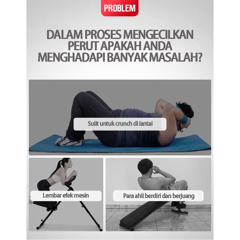 Alat Olahraga Fitness Alat Gym Rumah Abdominal Latihan Perut Pembentuk Otot Ab Coaster / spinning bike olahraga fitness gym yoga roller abdominal latihan perut SP54