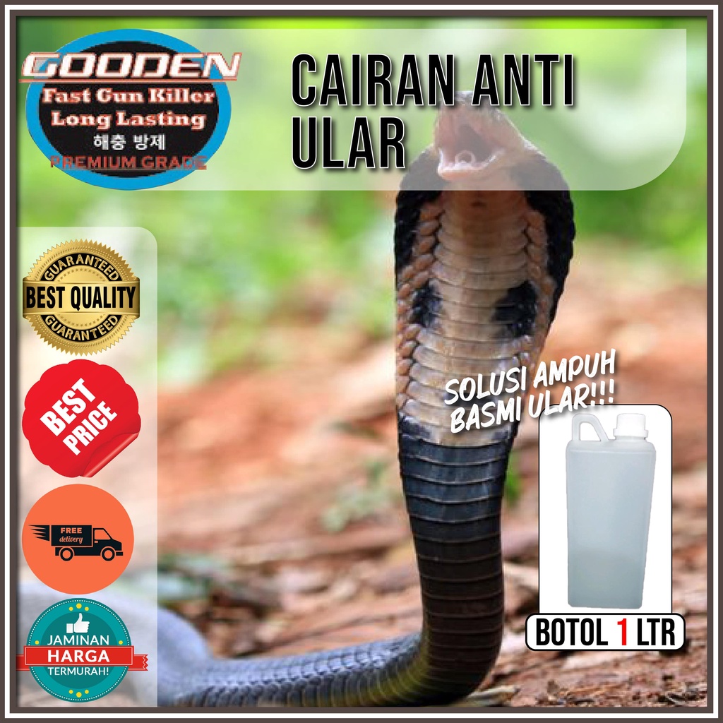 RACUN ANTI ULAR 1 LITER GOODEN Racun Cair Pembasmi Ular Cairan Pengusir ULar Cairan Anti Ular Obat P