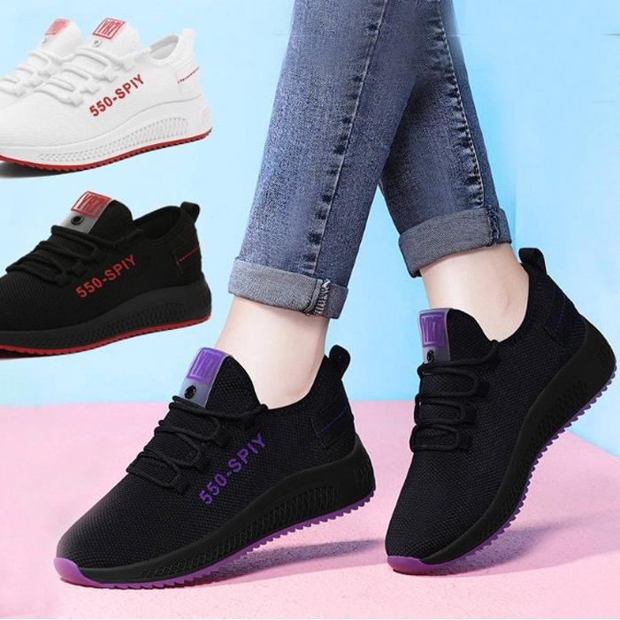 Kualitas Dijamin GROSIRTAS ARS BR0137 Sepatu Sneakers Wanita Import Motif 550 SPIY / Sepatu Sport Wa