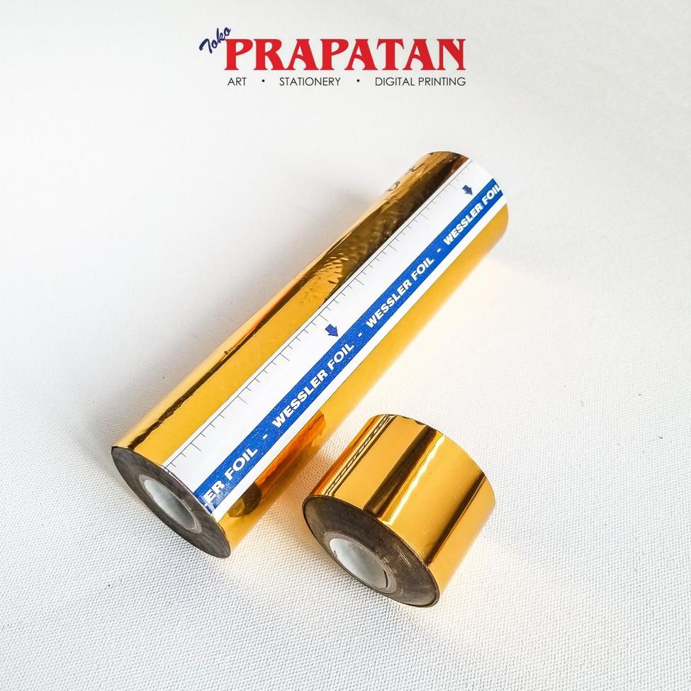 "MYR.10De22p" Foil Emas Roll ( Prada Emas / Gold Prada ) Besar