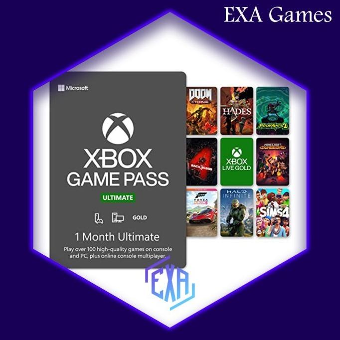 Jual Game Pass Ultimate 2 Bulan Xbox One Series XS Windows Pc Gamepass