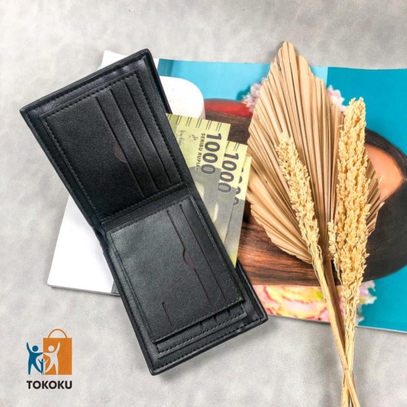 Dompet Lipat Kulit PU Premium Quality Dompet Laki-Laki Import Dompet Bovis Pria 18