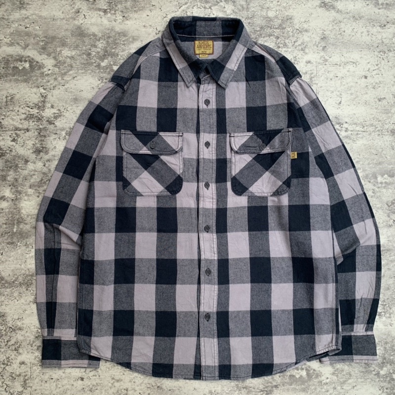 kemeja flannel vintage Knox Armory Alpha industries