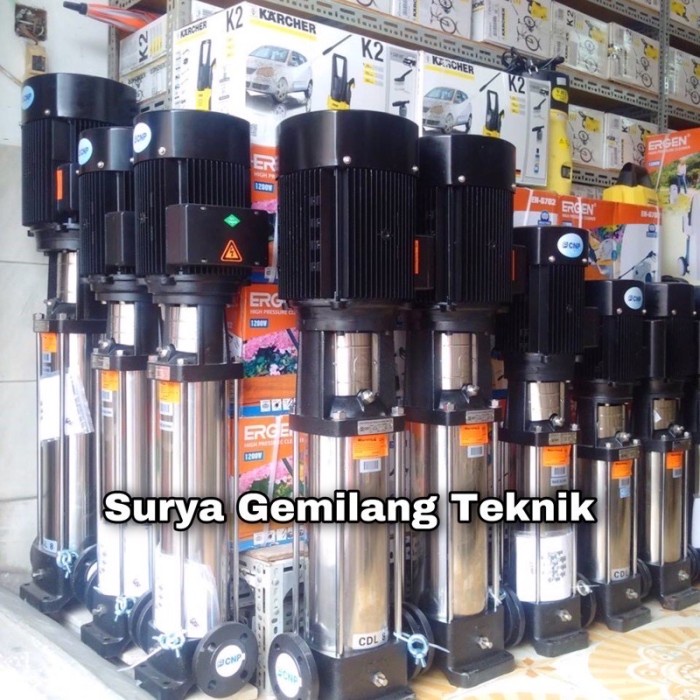 Pompa Booster Centrifugal Vertical Multistage Cnp Cdlf 4-12 380V