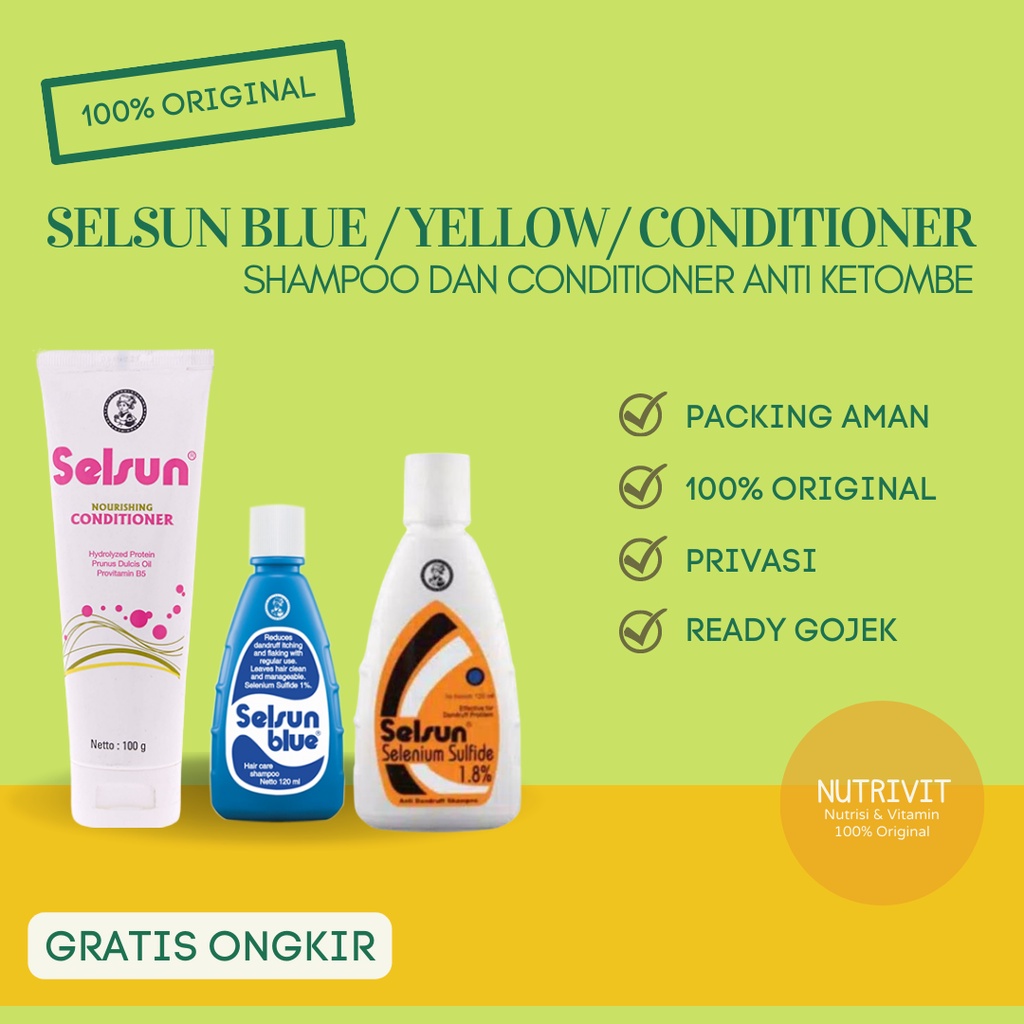 SELSUN BLUE / SELSUN YELLOW / CONDITIONER