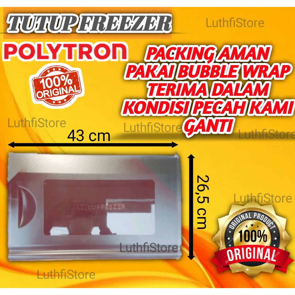 Tutup Freezer Friser freser frezer freeser Kulkas satu 1 pintu Polytron Original door freezer evap Friser frizer ORI pr15 pr16 pr17 pr18 garansi