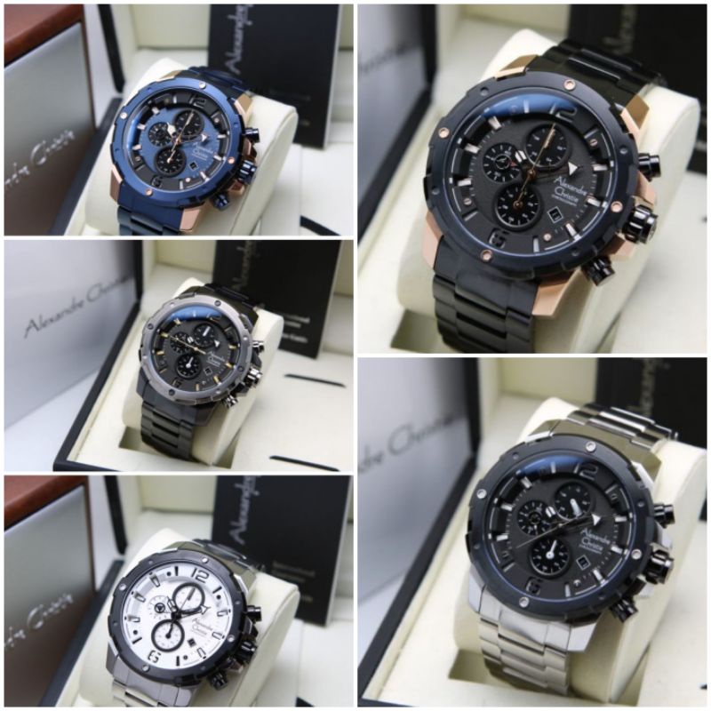 ALEXANDER CHRISTIE AC 6410 JAM TANGAN PRIA ORIGINAL