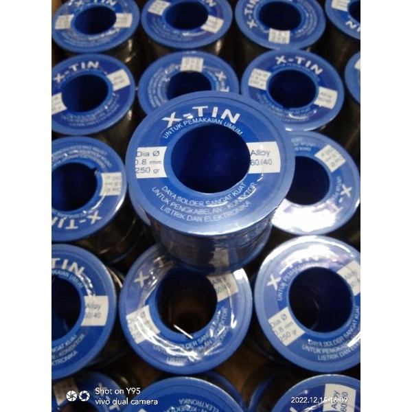Timah Solder X-TIN 0,8mm jual per/1kg Timah Bagus