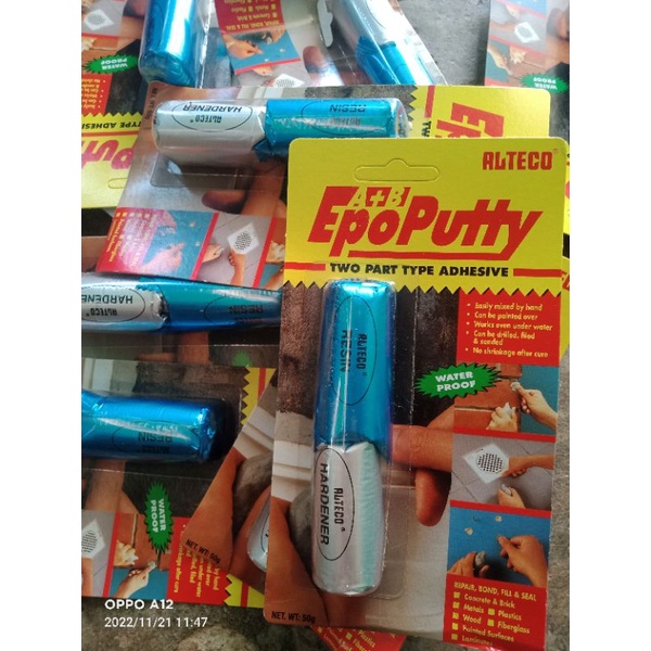 

Lem eppo Putty porting lem kapal 50gram original mesin Japan tech