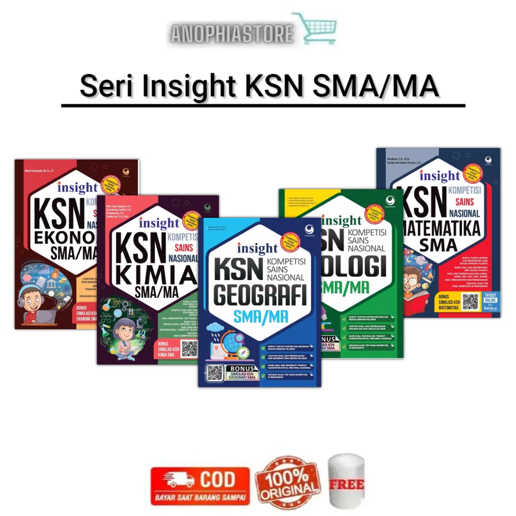 Insight KSN Matematika Kimia Ekonomi SMA Buku KSN SMA Olmpiade Astronomi Olimpiade Informatika SMA