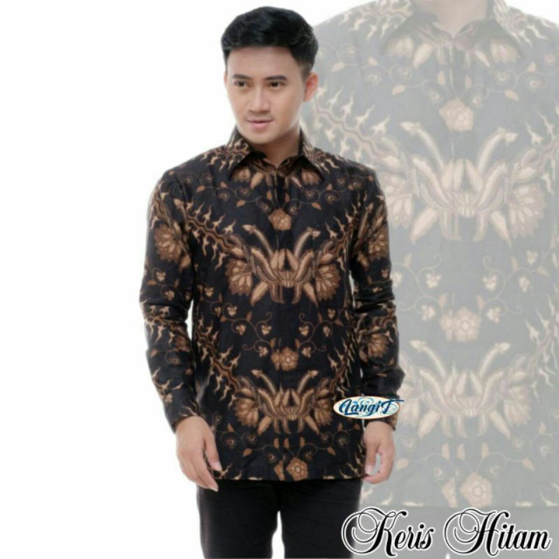 KEMEJA BATIK PRIA LENGAN PANJANG BIG SIZE JUMBO M.L.XL.XXL.3L.4L.5L.6L.7L.8L.9L.10L