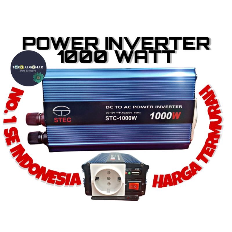 ‼〽️TERMURAH (STEC) POWER INVERTER 1000WATT  BERGARANSI