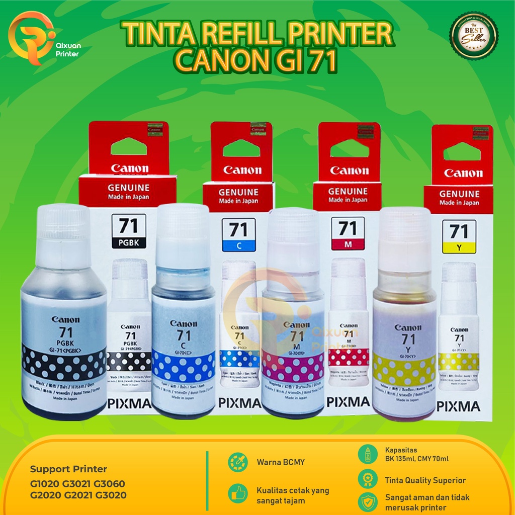 Jual Tinta Canon Gi Isi Ulang Printer G G G G G