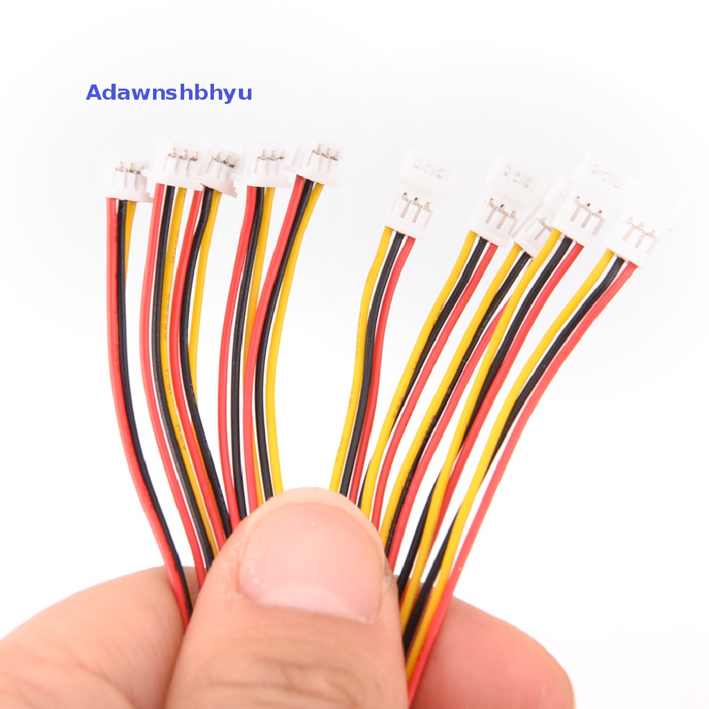 Adhyu 5pasang Micro JST GH 1.25 2-pin Ke 6-pin Male &amp; Female Connector plug Dengan Kabel Cables ID