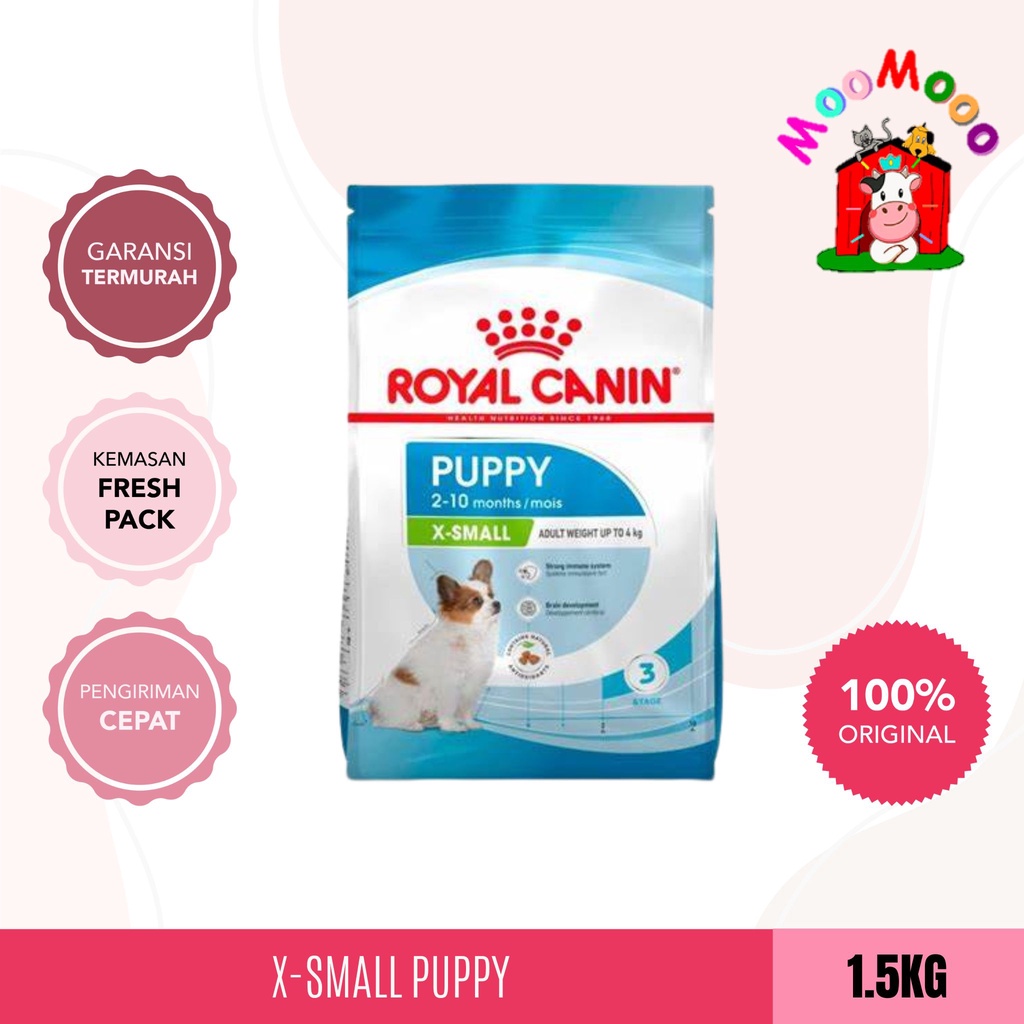 Royal Canin X-Small Junior 1,5 Kg - Makanan Anjing / Dog Food