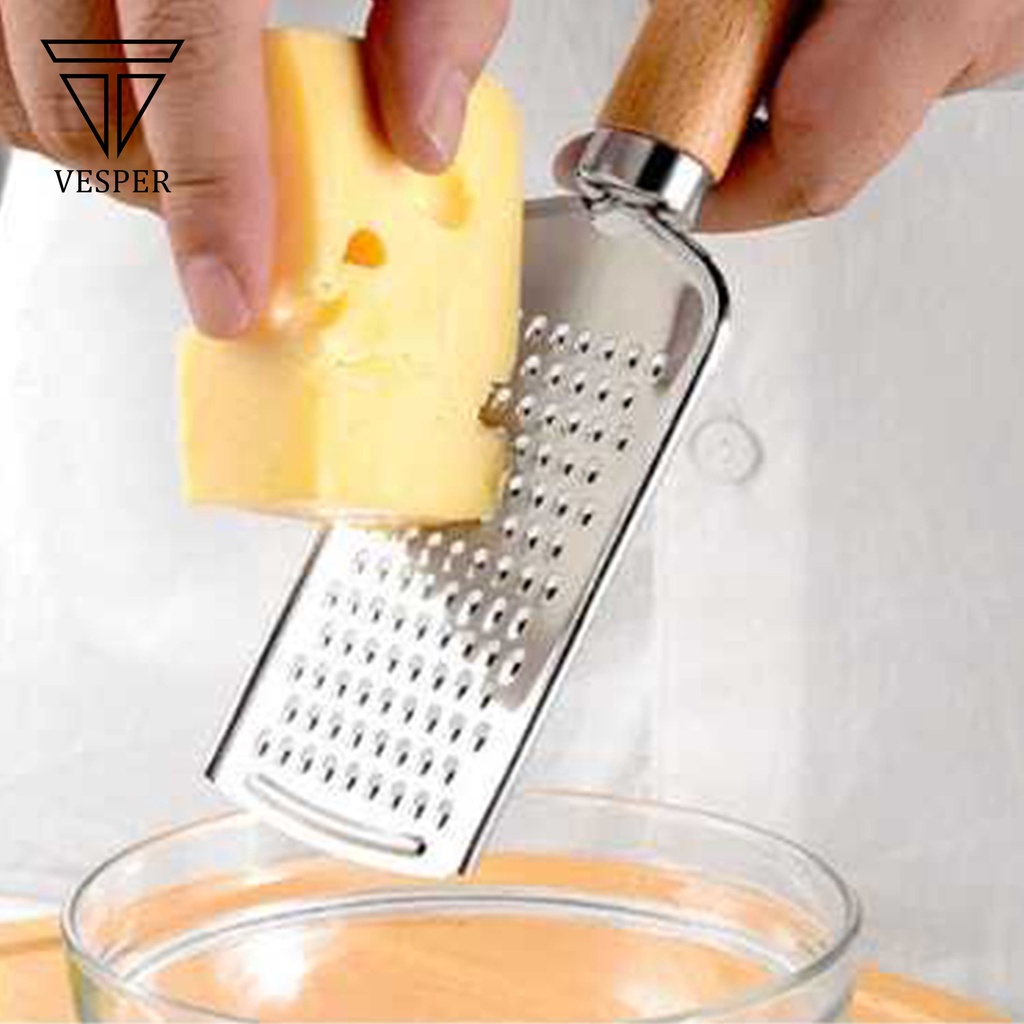 parutan keju bumbu dapur handle kayu / cheese grater wooden handle / parutan bawang gagang kayu