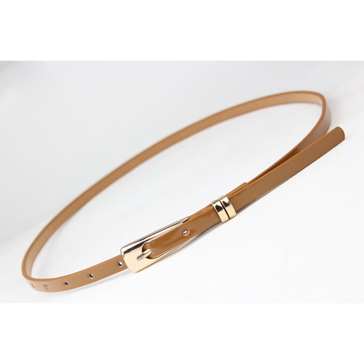 Karet Pinggang Elastis Wanita Gesper karet tali ikat Pinggang Wanita sabuk Belt Wanita Sabuk karet Wanita Matte Black