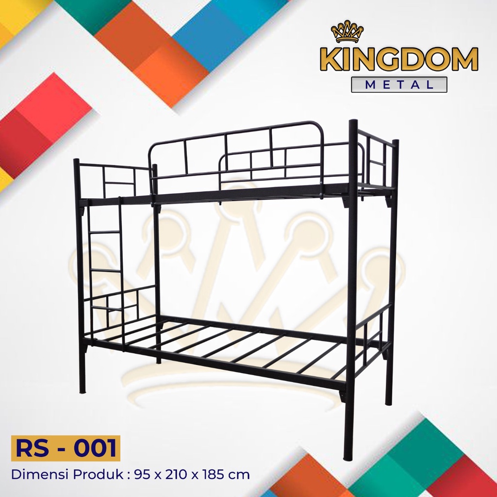 Jual Ranjang Tingkat Besi Bunk Bed Ranjang Besi Shopee Indonesia 0674