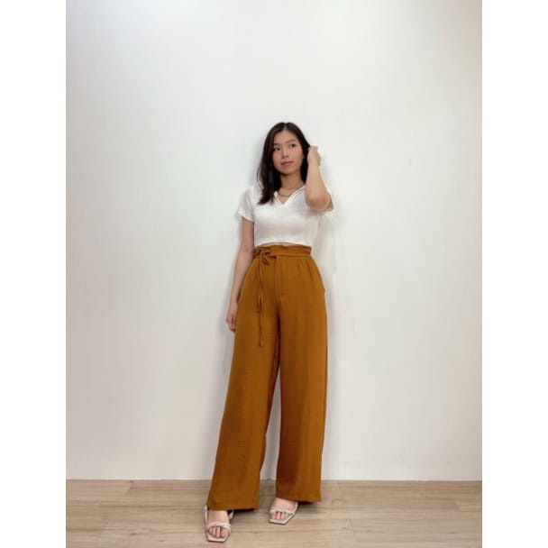 KULOT TALI SAMPING HIGHWAIST// KULOT CRINKLE TALI SAMPING