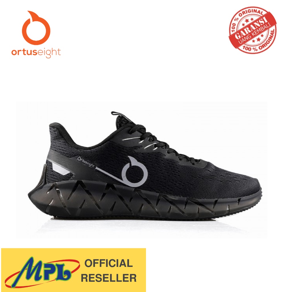 SEPATU RUNNING ORTUSEIGHT REFLOW BLK/GRY 11030178