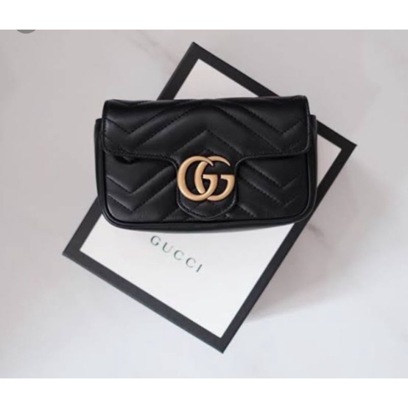 tas Gucci  warna hitam