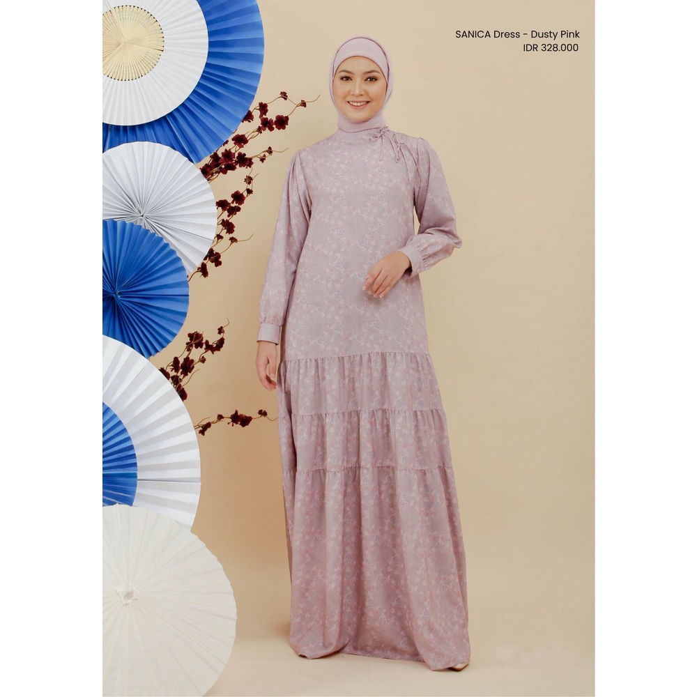 Zoya Gamis Muslim Wanita Sanica Dress
