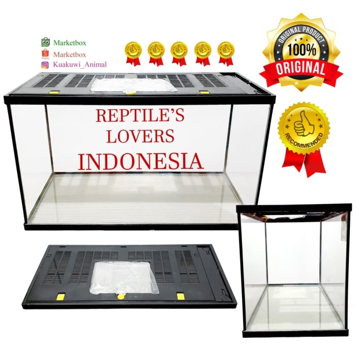 {BerjayaStore} Gex Tempat reptil merk nikita LL 60cm  tutup Limited