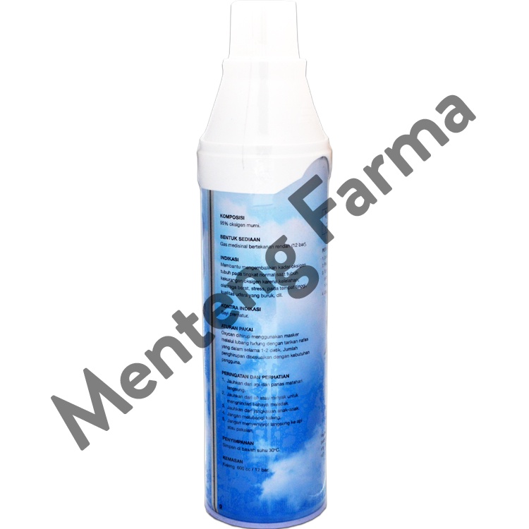 Oxycan Sport 600 cc - Oxygen / Oksigen Portable Botol Biru