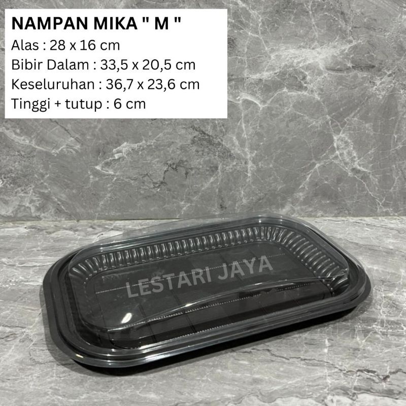 Nampan Plastik Sedang / Nampan Mika Sedang Tanggung M