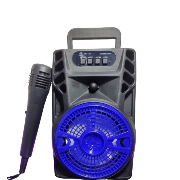 Speaker Karaoke Bluetooth Wireless Free Mic SX-Y5008 SXY5008 SALON MURAH REALPICT