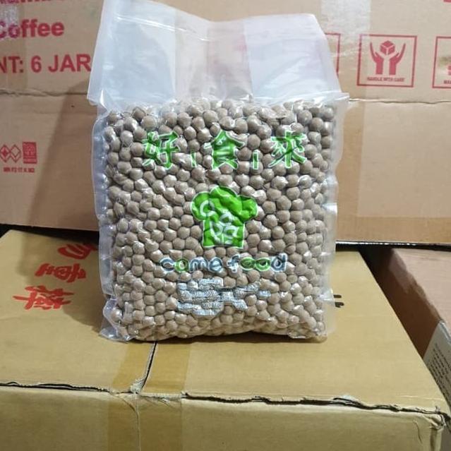 

READY STOCK Tapioca Pearl Bubble/ Tapioka Pearl Mutiara Topping Import Taiwan 3kg BPOM HALAL MUI ♫ 865