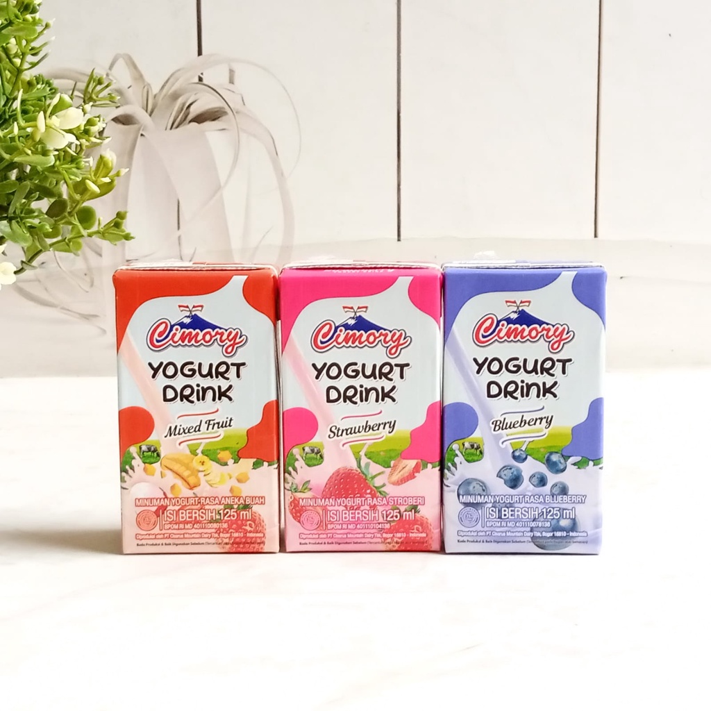 Cimory Yogurt Drink 125ml Starwberry/Mixed Fruit/Bluberry